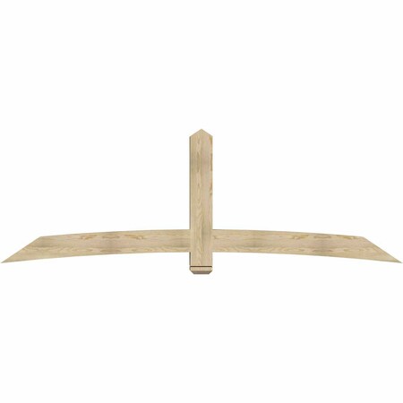 Ekena Millwork Bellingham Rough Sawn Timber Gable Bracket, Douglas Fir, 108"W x 36"H x 6"D x 6"F, 8/12 Pitch GBW108X36X0606BEL00RDF